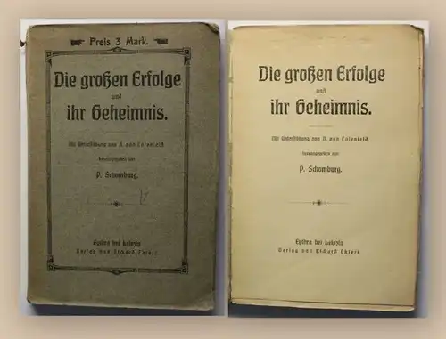 schomburg Die großen Erfolge und ihr Geheimnis um 1940 Leben Geschichte xy