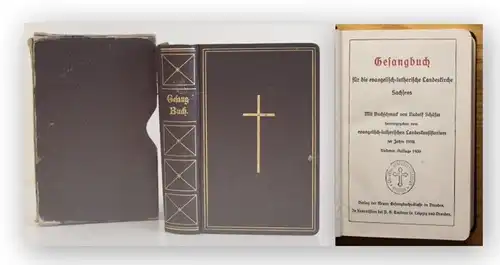Schäfer Gesangbuch 1930 Religion Christentum Evangelisch Theologie Kirche xy