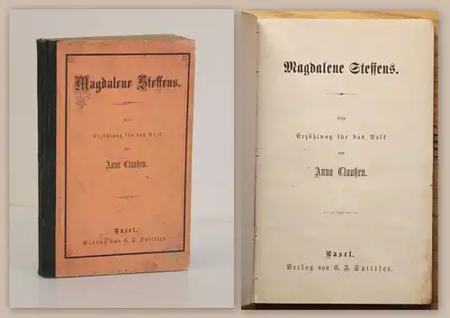 Anna Claußen Magdalene Steffens Erzählung um 1890 Frauenliteratur Belletristik