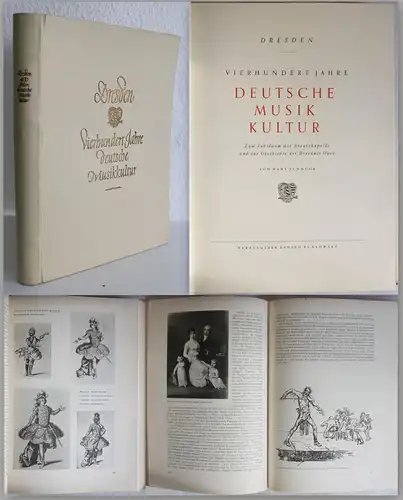 Schnoor Vierhundert Jahre Deutsche Musikkultur. um 1950 Staatskapelle Dresden xz