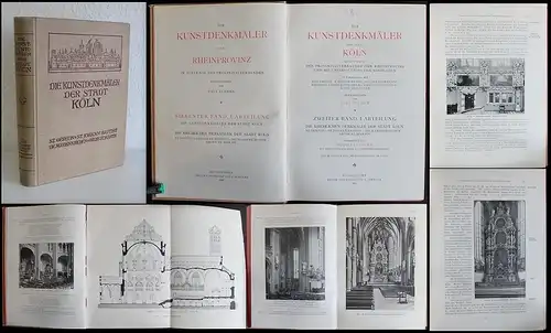 Clemen -Die Kunstdenkmäler der Stadt Köln 1911 - Kirchen, Nordrhein-Westfalen xz