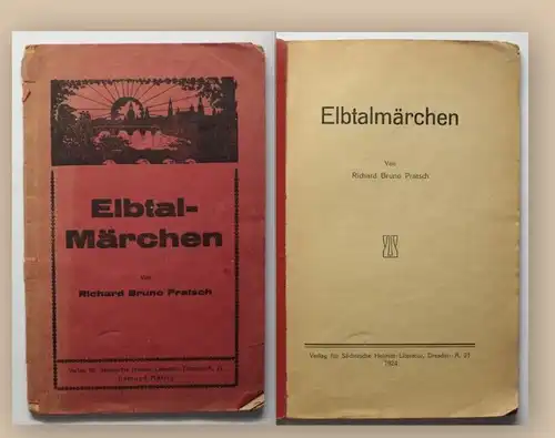 Pratsch Elbtalmärchen 1924 Kinder- und Jugendliteratur Märchen Geschichten xy