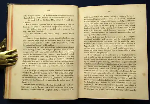 Marryat The Settlers in Canada written for young People 1844 Tauchnitz Verlag j