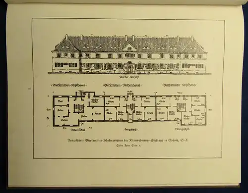 Koppe Kleinwohnungsbauten und Bergmannswohnstätten aus der Praxis 1921 js