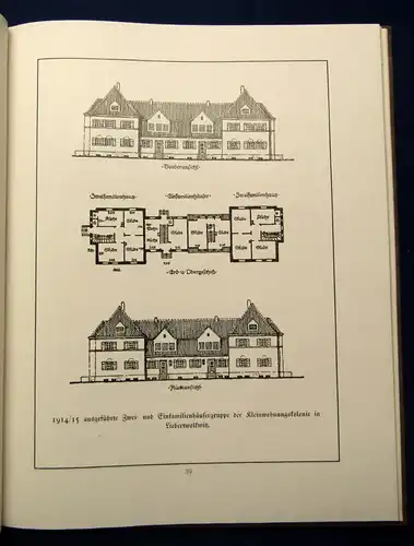 Koppe Kleinwohnungsbauten und Bergmannswohnstätten aus der Praxis 1921 js