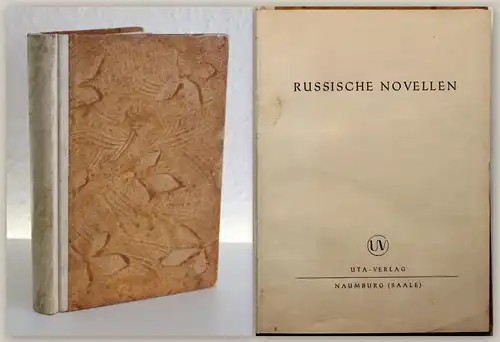 Puschkin Gogol Dostojewski Russische Novellen um 1920 UTA-Verlag Belletristik xz