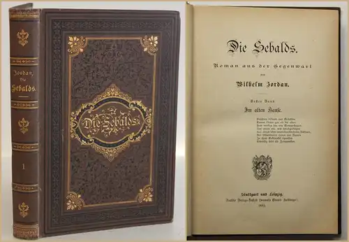 Jordan Die Sebalds Roman aus der Vergangenheit 1885 1 Bd Belletristik sf