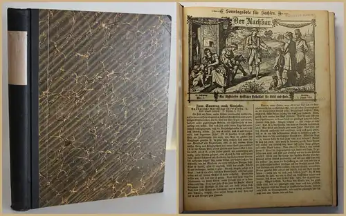 Der Nachbar Ein illustriertes christliches Volksblatt für Sachsen 42.Jhg 1890 sf