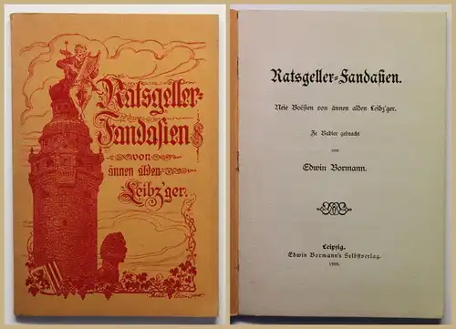 Orig. Prospekt Bormann Ratsgeller Fandasien 1905 Ortskunde Sachsen Geschichte sf