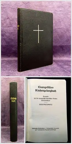 Evangelisches Kirchengesangbuch um 1925 Goldschnitt Religion Christentum js