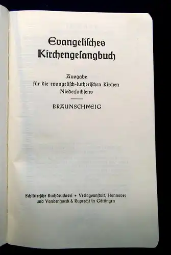 Evangelisches Kirchengesangbuch um 1925 Goldschnitt Religion Christentum js