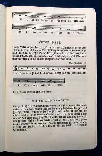 Evangelisches Kirchengesangbuch um 1925 Goldschnitt Religion Christentum js