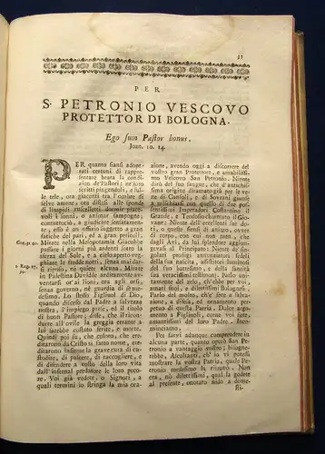 Rossi, Quirico Quaresimale Postumo Del Padre 2  werke in 1 Band 1771 js