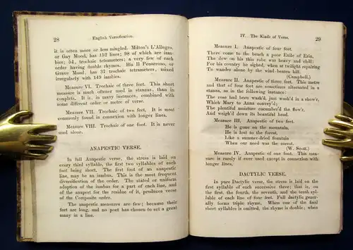 Robolsky Readings in Poetry Sammlung englischer Gedichte für Schulen 1863 j