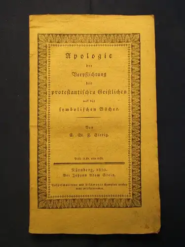 Ermahnung die heilige Schrift zu schätzen,zu befolgen und zu verbreiten selten j