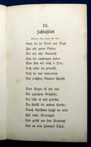 Drei geistliche Lieder zu der am 5.Oct.1862 zu Watzum stattfindenden Orgelweihe