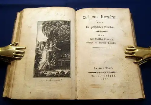 Cramer Lilli von Varenstein o. die gefährlichen Stunden 2 Bde. in 1 EA 1809