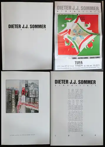 Sommer Katalog Ausstellung 1994 Land Comic City Comic Astro Comic Chaos Comic