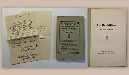 Fraenkel Heißland Exotische Geschichten aus meinem Amerikaleben 1910 Erzählung