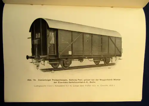 Maey Personen-Post-u. Packwagen der Deutschen Reichsbahn und der Mitropa 1930 js