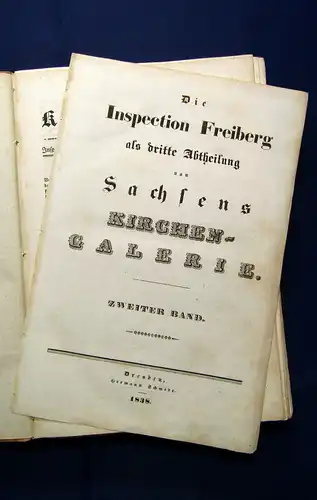 Schmidt, Hermann 1838 Sachsens Kirchen-Galerie, 2. Band, Die Inspection Freib.am