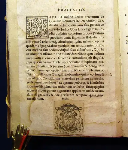 Jacobatius, Dominicus 1538 De Concilio Tractatus - Reverendiss. in Christo...am