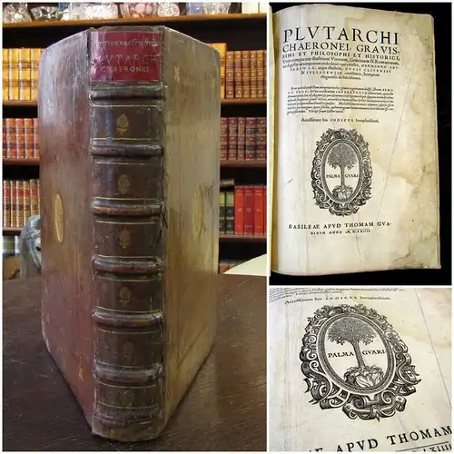 Plutarchus 1564 Plutarchi Chaeronei Gravissimi et Philosophi et Historici am