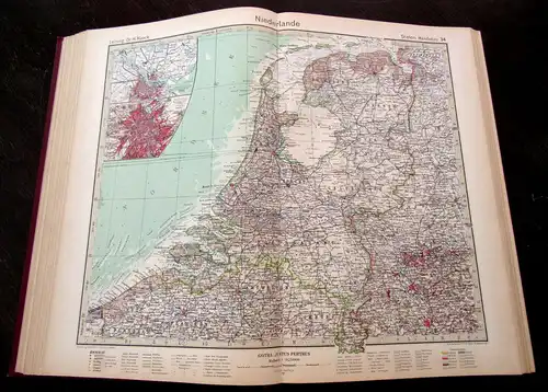 Stieler, Adolf 1931/ 1932 Stielers Hand-Atlas Kupferstich am