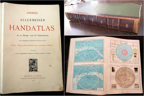 Andrees, Richard 1893 Andrees Allgemeiner Handatlas in 91 Haupt- und ... am