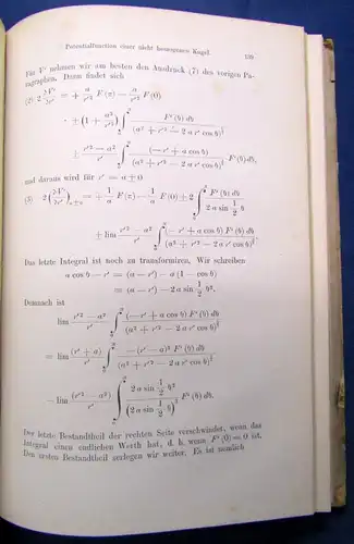 Riemann, Bernhard Schwere, Electricität und Magnetismus EA 1876 Wissen js