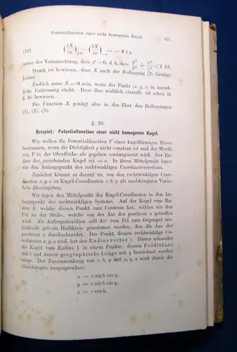 Riemann, Bernhard Schwere, Electricität und Magnetismus EA 1876 Wissen js