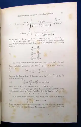 Riemann, Bernhard Schwere, Electricität und Magnetismus EA 1876 Wissen js