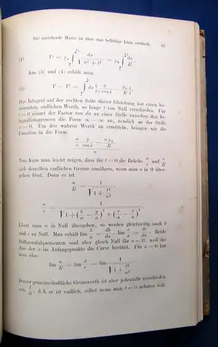 Riemann, Bernhard Schwere, Electricität und Magnetismus EA 1876 Wissen js