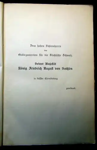 Meiche Die Burgen und vorgesch. Wohnstätten der sächs. Schweiz 1907 Geschichte m