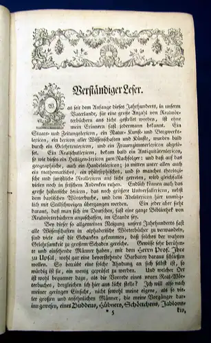 Handlexicon der schönen Wissenschaften und freyen Künste 1760 Nachschlagewerk mb