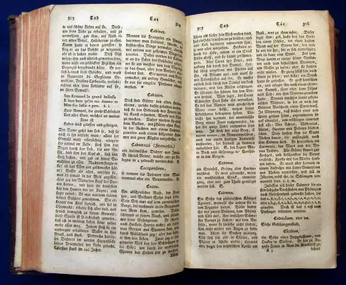 Handlexicon der schönen Wissenschaften und freyen Künste 1760 Nachschlagewerk mb