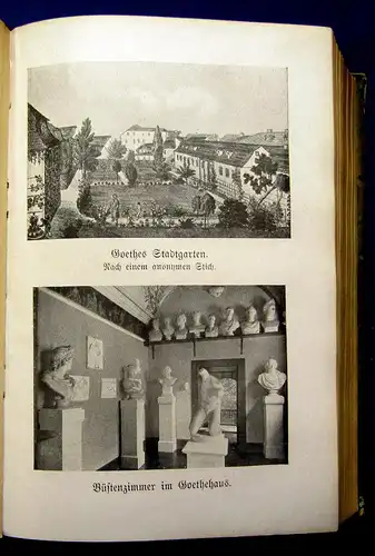 Eckermann Gespräche mit Goethe 1913 73 Bilder Abb. und Pläne Belletristik mb