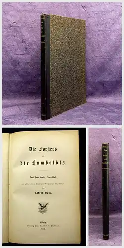Dove Die Forsters und die Humboldts 1881 Belletristik Literatur mb