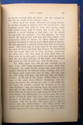 Scott, Walter Sir Tales of a Grandfather  1877 Belletristik Literatur js
