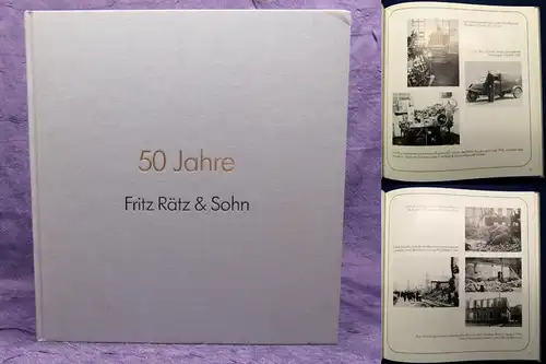 Firmengeschichte & Firmenchronik Fritz Rätz & Sohn 1985 Altes Handwerk js