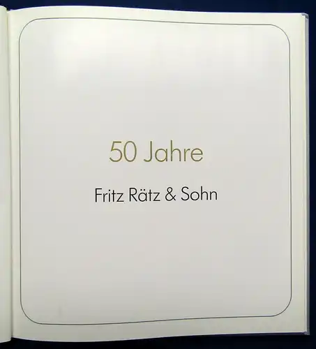 Firmengeschichte & Firmenchronik Fritz Rätz & Sohn 1985 Altes Handwerk js