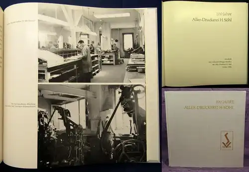 100 Jahre Aller- Druckerei H. Söhl um 1965 Festschrift zum 100 jähr. Bestehen js