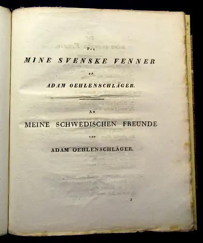 Tegner und Oehlschläger An Goethe - Am 28. August 1929 am