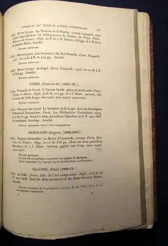 Lefranc Bibliotheque De feu M. Hector De Backer 1926-1928 7 Bände in 3 HLdr. js