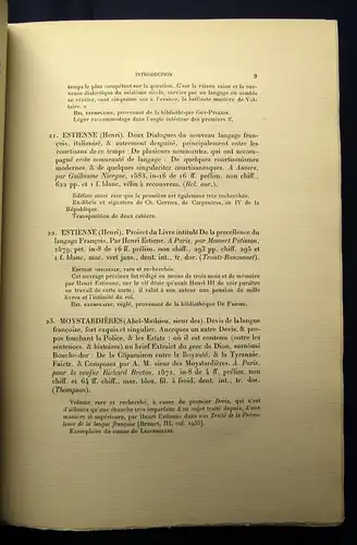 Lefranc Bibliotheque De feu M. Hector De Backer 1926-1928 7 Bände in 3 HLdr. js