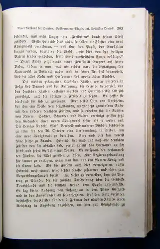 Benedey Geschichte des deutschen Volkes 2 Bde. 1853/55 Kaiser Kaiserthum js