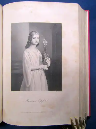 Blumen der Zeit 2 Bde. 1847 Magazin der neuesten Erzählungen,Gedichte..selten js