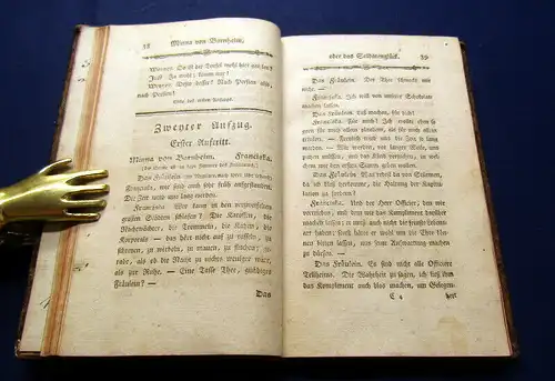 Lessing, Gotthold Ephraim 1770 Minna von Barnhelm, oder das Soldatenglück. am