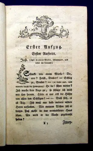 Lessing, Gotthold Ephraim 1770 Minna von Barnhelm, oder das Soldatenglück. am