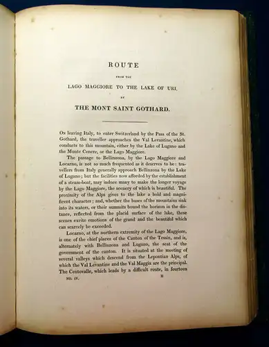 Brockedon, William 1828 Illustrations of the Passes of the Alps, by... am